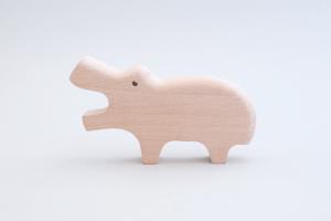 Wooden toy - Hippopotamus