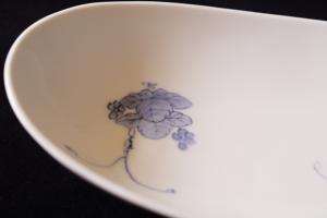 Porcelain curry plate 