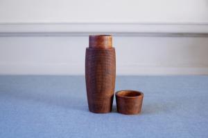 Wooden tea box (brown)
