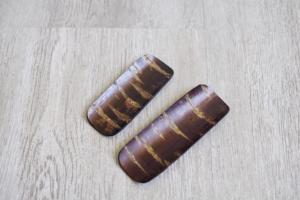 Pair of cherry bark tea Spoons