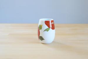 Cup set - Red and black peony