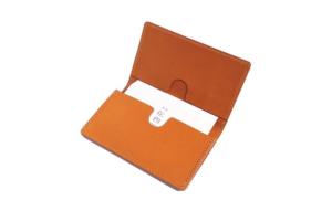 Cherry bark card case (Orange)