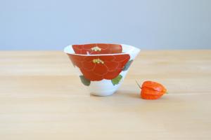 Porcelain bowl - Red Peony