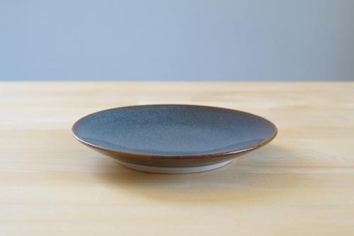 Hand-crafted plate (blue)