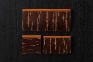 Cherry bark card case (Orange)