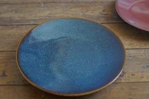 Hand-crafted plate (blue)