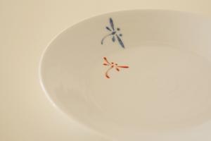 Porcelain soup plate