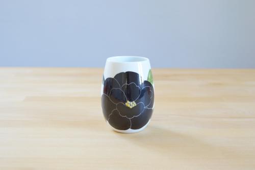Porcelain cup - Black Peony