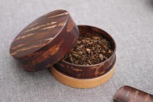 Cherry bark treasure canister