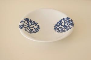 Porcelain pasta plate 