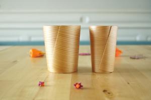 Design wooden Beer cup (S)