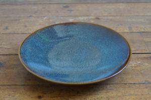 Hand-crafted plate (blue)