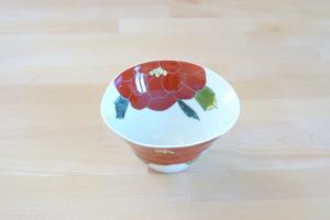 Porcelain bowl - Red Peony