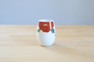 Porcelain cup - Red Peony