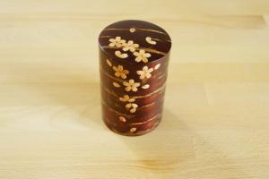 Cherry bark tea caniser (Petals)