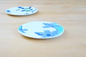 Porcelain plate - Magnolia blue