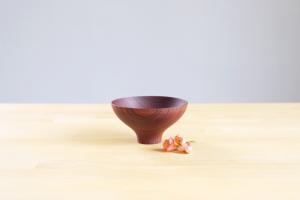 Wooden bowl AEKA (red lacquered)
