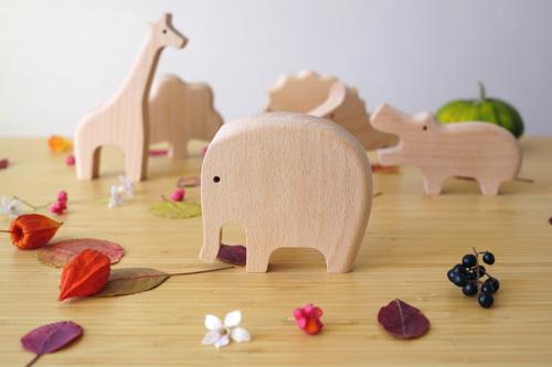 Wooden toy -- Elephant