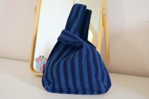 Hand bag (Two-tone stripes)  