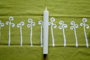 4 Traditional Japanese candles (17cm)
