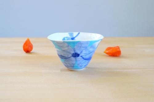 Porcelain bowl - Blue Magnolia