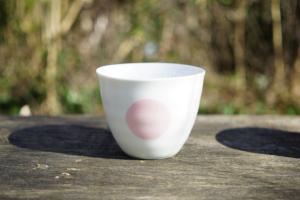 Porcelain cup Yunomi