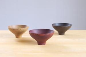 Wooden bowl AEKA (red lacquered)