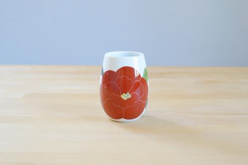 Porcelain cup - Red Peony