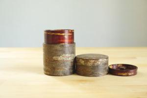 Cherry bark tea canister (Frost)