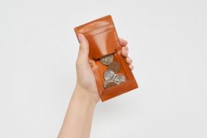 Cherry bark coin purse (Orange)