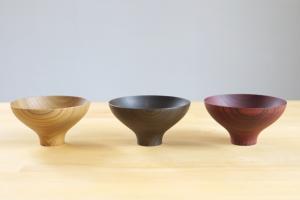 Wooden bowl AEKA (laqué noir)