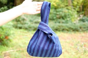 Hand bag (Two-tone stripes)  