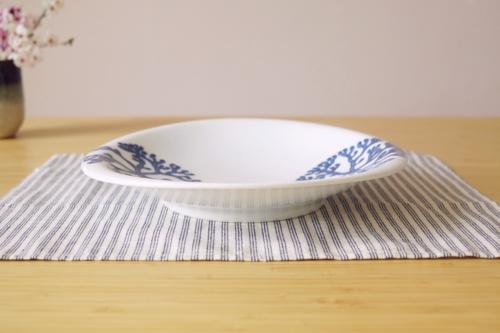 Porcelain pasta plate 