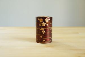 Cherry bark tea caniser (Petals)